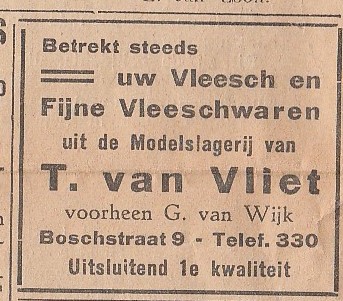 T. van Vliet voorheen G. van Wijk modelslagerij
