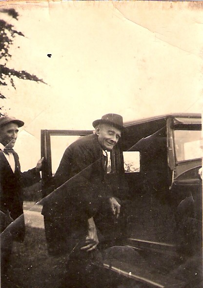 Gerrit Lammetse met vader Elbert Lammertse