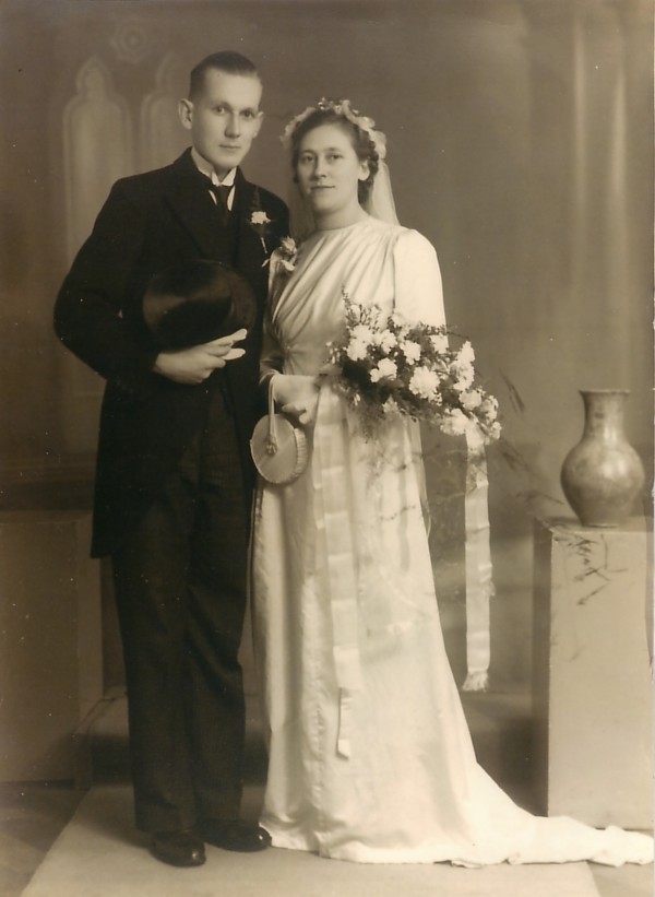 Frans Hendrik Cornelis Kotten en Margaretha Christina Piek trouwfoto