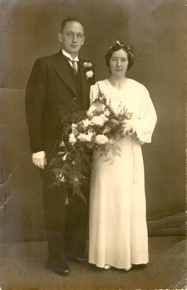 Gijsbert Mulder en Albertha Maria Brandt trouwfoto