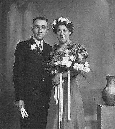 Teunis Gerhardus Koenen en Petronella van den Berg trouwfoto