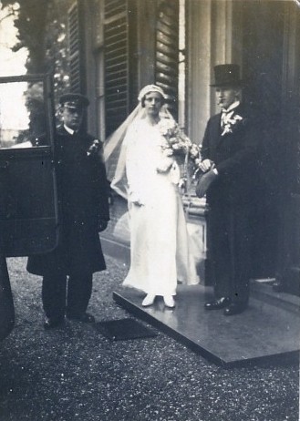 Elisabeth Francisca Johanna Scheel en Johannes van den Brakel trouwfoto