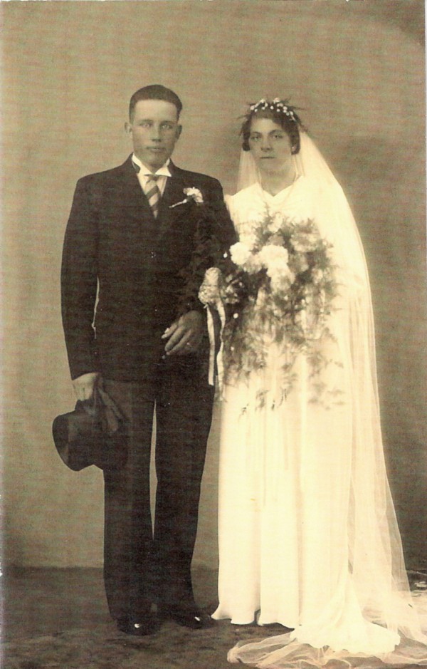 Lambertus Prinsen en Hendrika Dijs trouwfoto