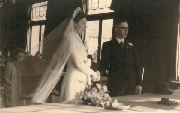 Anna Rodenburg en Hendrik Jan de Zoete trouwfoto