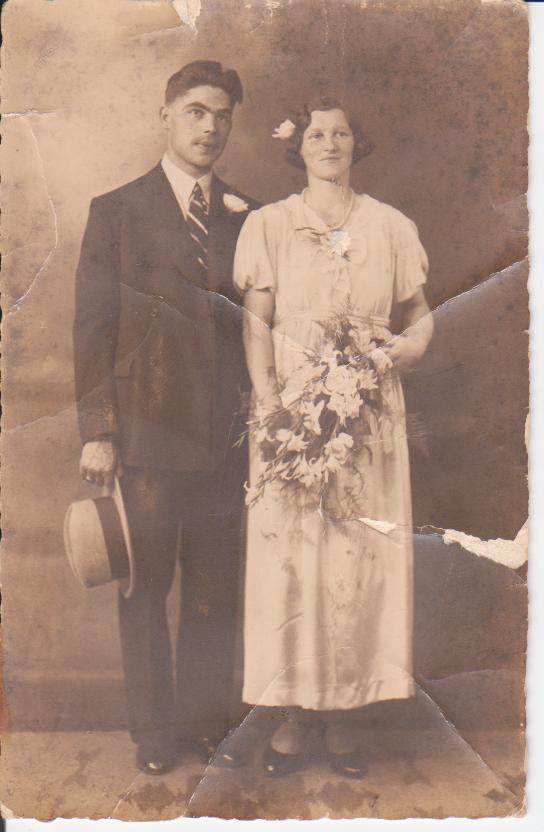Christiaan Theodorus Mooij en Gertrud Gesgarz trouwfoto