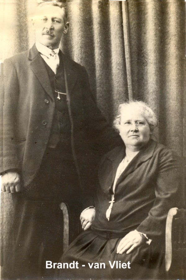 Hendrik Brandt en Metje Catharina Margaretha van Vliet