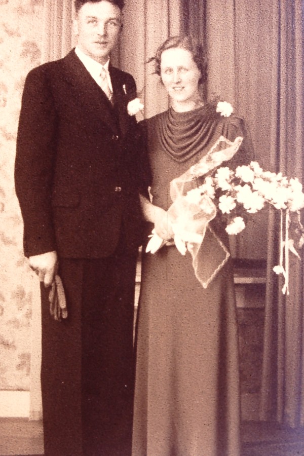 Johan Starink en Sifferina Veldhuijzen trouwfoto