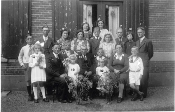 Familie Gerardus Gijsbertus de Bruijn en Catharina Elisabeth Vermeulen