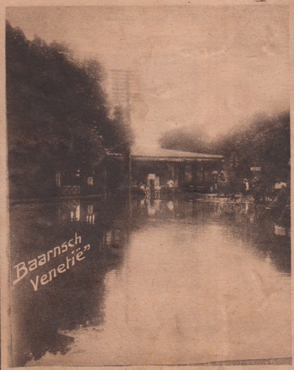 Wateroverlast in Baarn in 1918