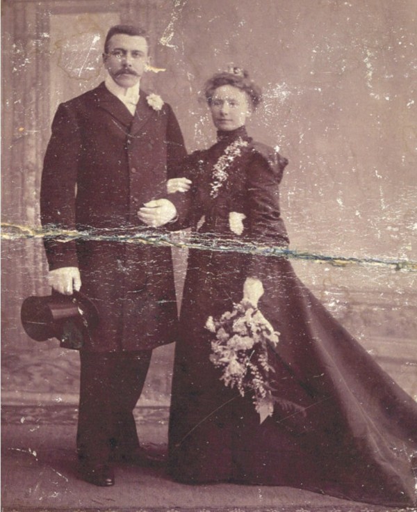 Samuel de Zoete en Anna Verdelman trouwfoto