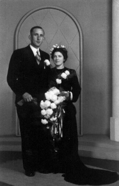 Gijsbert van Twillert en Cornelia Hol trouwfoto