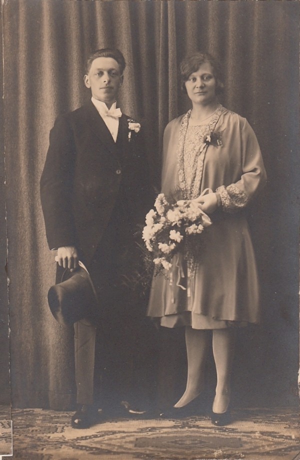 Johannes van de Meent en Jansje Aarsen trouwfoto