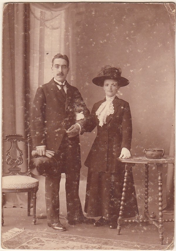 Johannes Vermeij en Geertruida Gerarda Verkerk trouwfoto