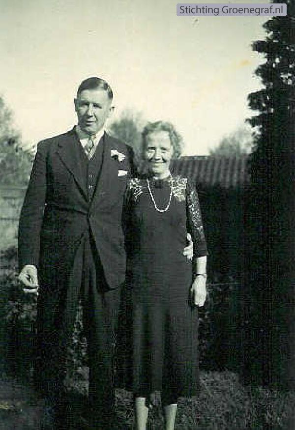 Evert Jan van der Flier en echtgenote G. van Houten