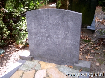 Grafmonument grafsteen Gerrit  Grift