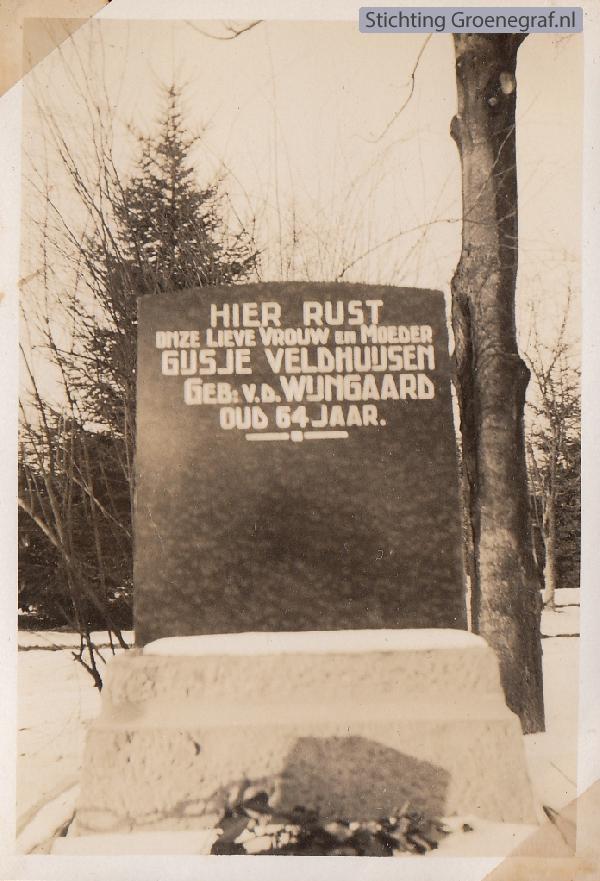Grafmonument grafsteen Gijsje van den Wijngaard