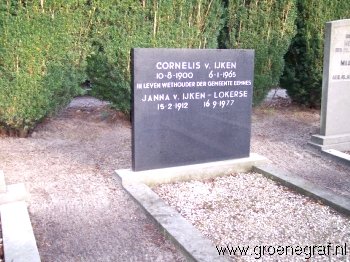 Grafmonument grafsteen Cornelis van IJken