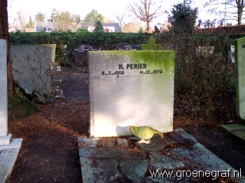 Grafmonument grafsteen Hendrik  Perier