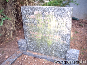 Grafmonument grafsteen Marius van Velzen