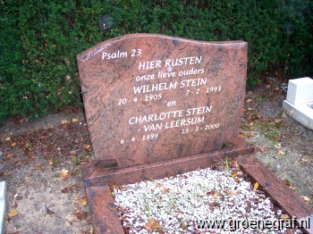 Grafmonument grafsteen Wilhelm  Stein