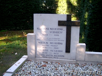 Grafmonument grafsteen Willem  Meijering