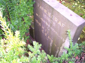 Grafmonument grafsteen Clara Elisabeth Maria van den Dungen