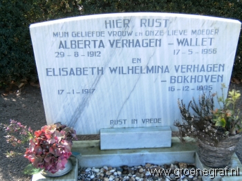 Grafmonument grafsteen Elisabeth Wilhelmina  Bokhoven