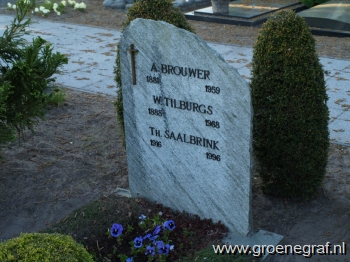 Grafmonument grafsteen Arnoldus  Brouwer