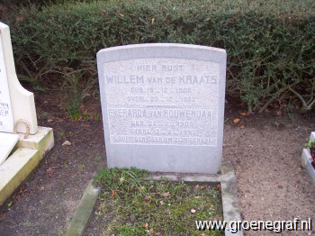 Grafmonument grafsteen Everarda van Rouwendaal