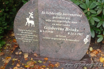 Grafmonument grafsteen Gijsbertus  Brinks