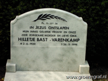 Grafmonument grafsteen Hilletje  Varenkamp