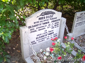 Grafmonument grafsteen Elisabeth  Prinsen