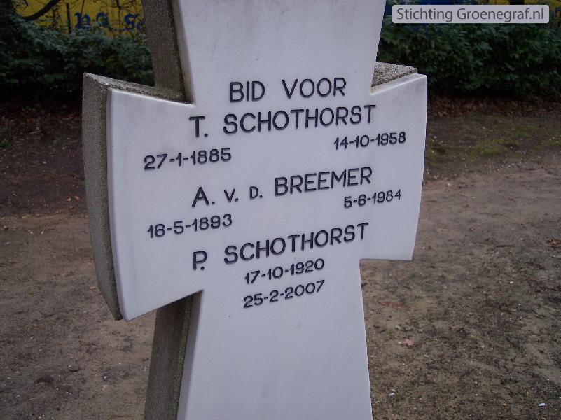 Grafmonument grafsteen Alberta van den Breemer