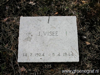 Grafmonument grafsteen Jan  Visee