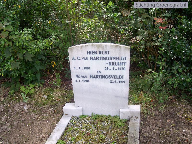 Grafmonument grafsteen Willem van Hartingsveldt