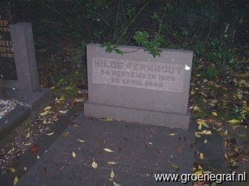Grafmonument grafsteen Hilde  Fernhout