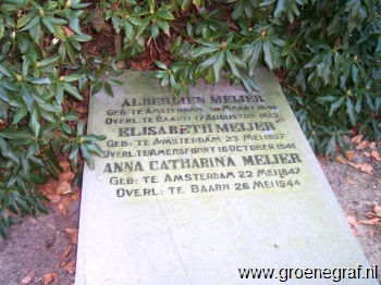 Grafmonument grafsteen Anna Catharina  Meijer