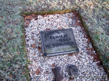 Grafmonument grafsteen Willem  Timmer