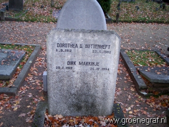Grafmonument grafsteen Dorothea Geertruida  Bottenheft