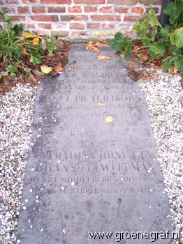 Grafmonument grafsteen Daniel Pieter  Brans