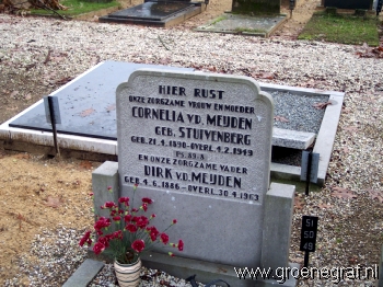 Grafmonument grafsteen Cornelia  Stuivenberg