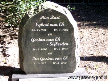 Grafmonument grafsteen Gosina  Sijberden