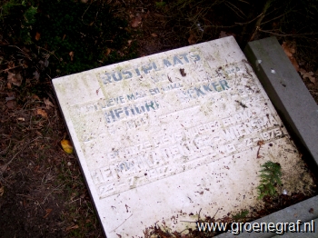 Grafmonument grafsteen Hendrik  Dekker