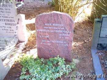 Grafmonument grafsteen Cornelia de Rooij