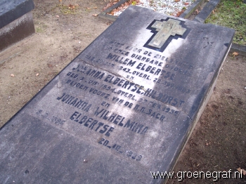 Grafmonument grafsteen Willem  Elbertse