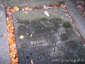 Grafmonument grafsteen Jerphaas  Veldthuisen