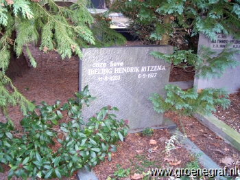 Grafmonument grafsteen Ibeling Hendrik  Ritzema
