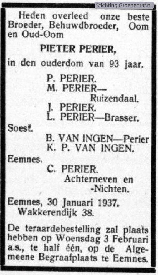 Afbeelding bij Pieter  Perier