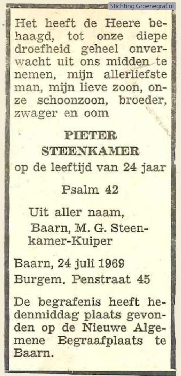 Afbeelding bij Pieter  Steenkamer