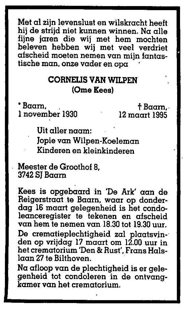 Afbeelding bij Cornelis van Wilpen